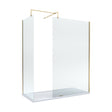 [BEZW185009BB] Balterley Walk-In Wetroom Bundle with Tray and Waste, 1700x700mm, Brushed Brass - Cutout