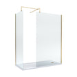 [BEZW185011BB] Balterley Walk-In Wetroom Bundle with Tray and Waste, 1700x700mm, Brushed Brass - Cutout