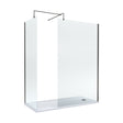 [BEZW185011GM] Balterley Walk-In Wetroom Bundle with Tray and Waste, 1700x700mm, Gunmetal - Cutout