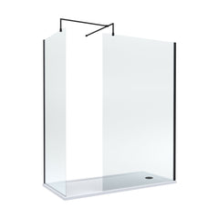 [BEZW185011MB] Balterley Walk-In Wetroom Bundle with Tray and Waste, 1700x700mm, Choice of Colour - Cutout