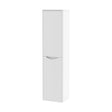 [BFAC162] Balterley Arch Bathroom Wall Hung 2 Door Tall Unit, Satin White, 356mm - Cutout