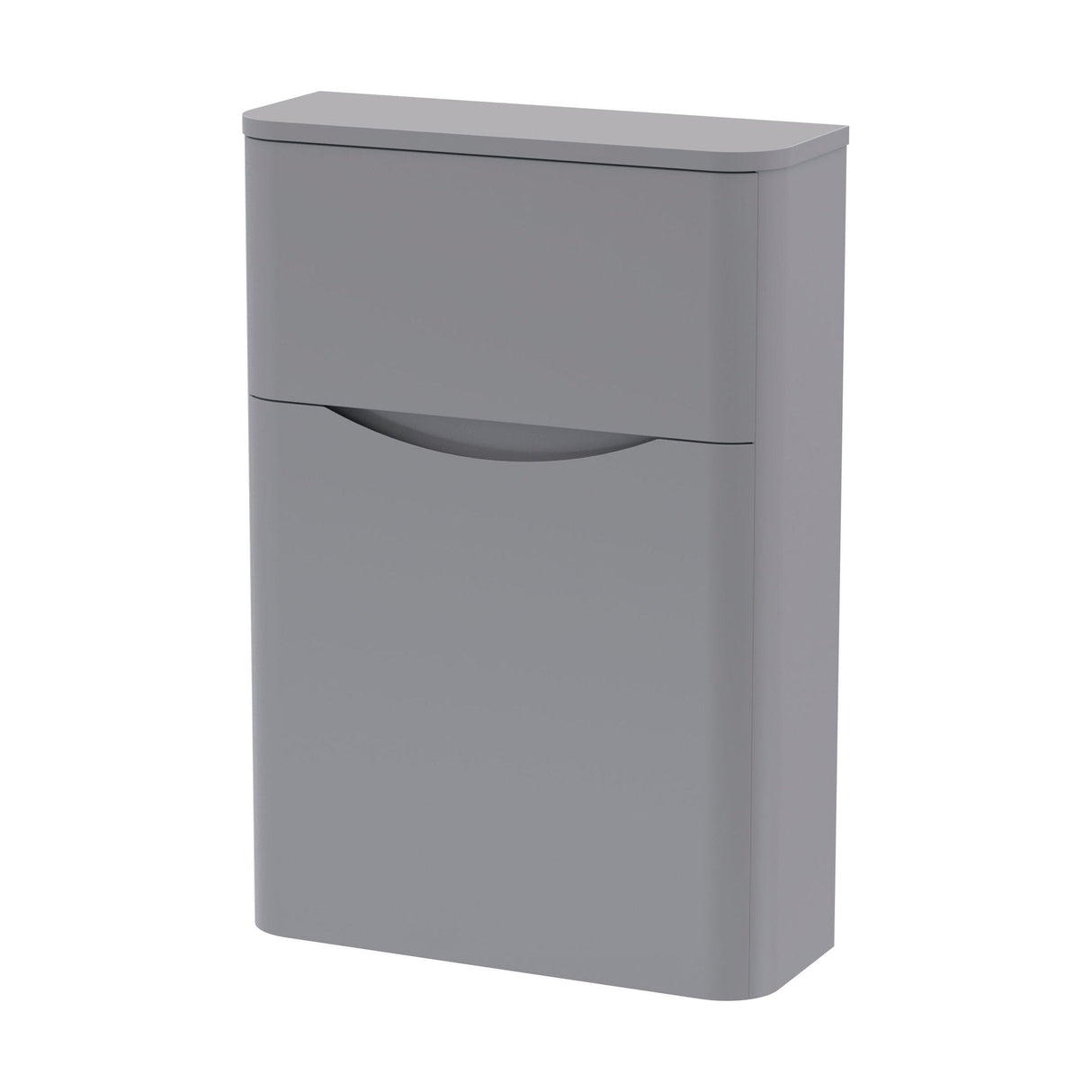 [BFAC241] Balterley Arch Modern Bathroom Floor Standing Concealed Cistern Toilet Unit, Satin Grey, 550mm - Cutout