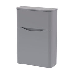 [BFAC241] Balterley Arch Modern Bathroom Floor Standing Concealed Cistern Toilet Unit, Satin Grey, 550mm - Cutout