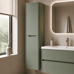 [BFAC862] Dunwood Wall Hung 2 Door Tall Unit, 356mm, Choice of Colour