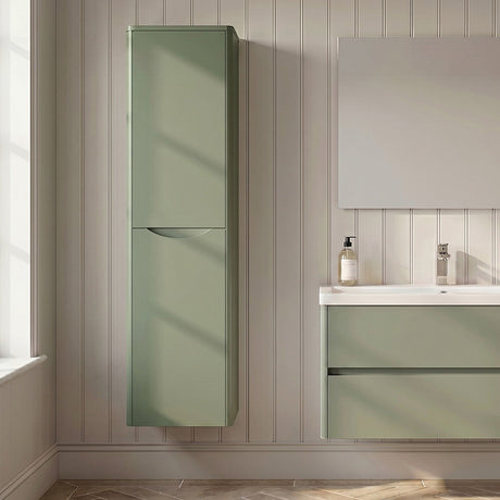 [BFAC862] Dunwood Wall Hung 2 Door Tall Unit, 356mm, Choice of Colour - Silo
