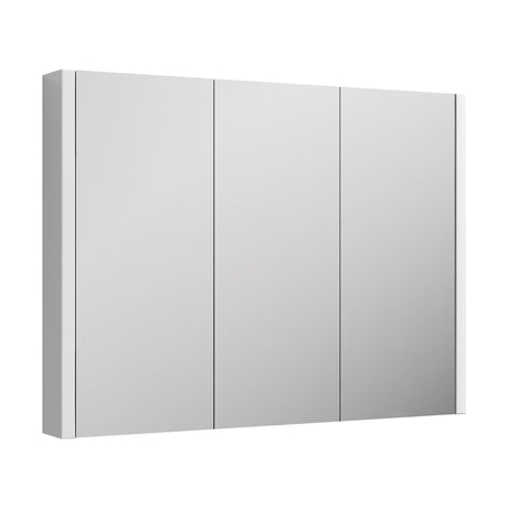 [BFBI116] 900mm Mirror Cabinet GLWHITE - Cutout