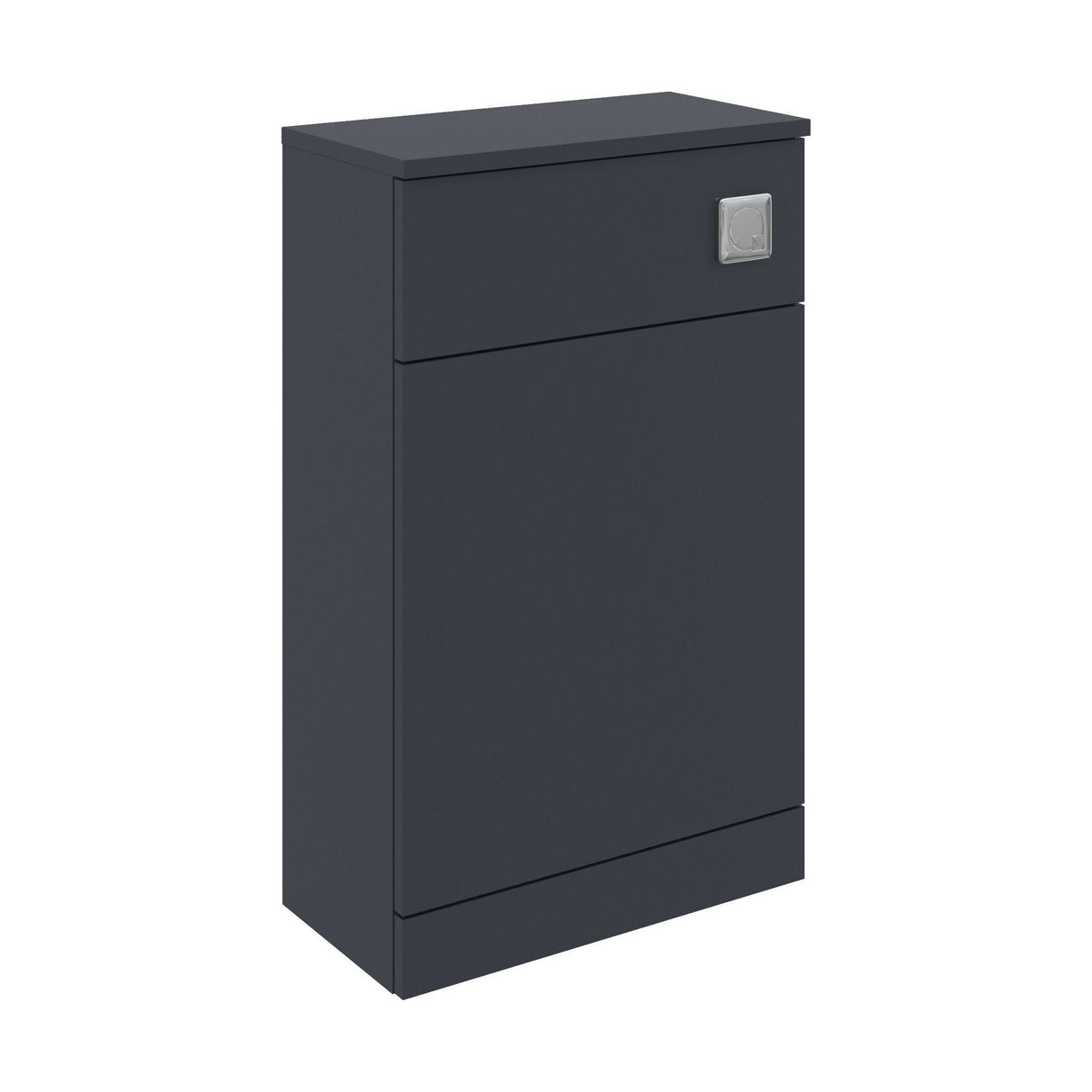 [BFC104BK] Balterley Square Floor Standing WC Back to Wall Toilet Unit, 500mm, Dark Grey - Cutout