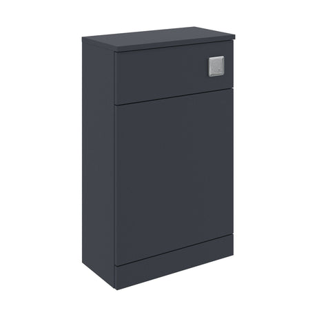 [BFC104BK] Tean Square Floor Standing WC Back to Wall Toilet Unit, Choice of Size and Colour - Cutout