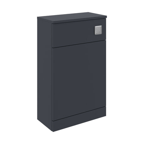 [BFC105BK] Tean Square Floor Standing WC Back to Wall Toilet Unit, Choice of Size and Colour - Cutout