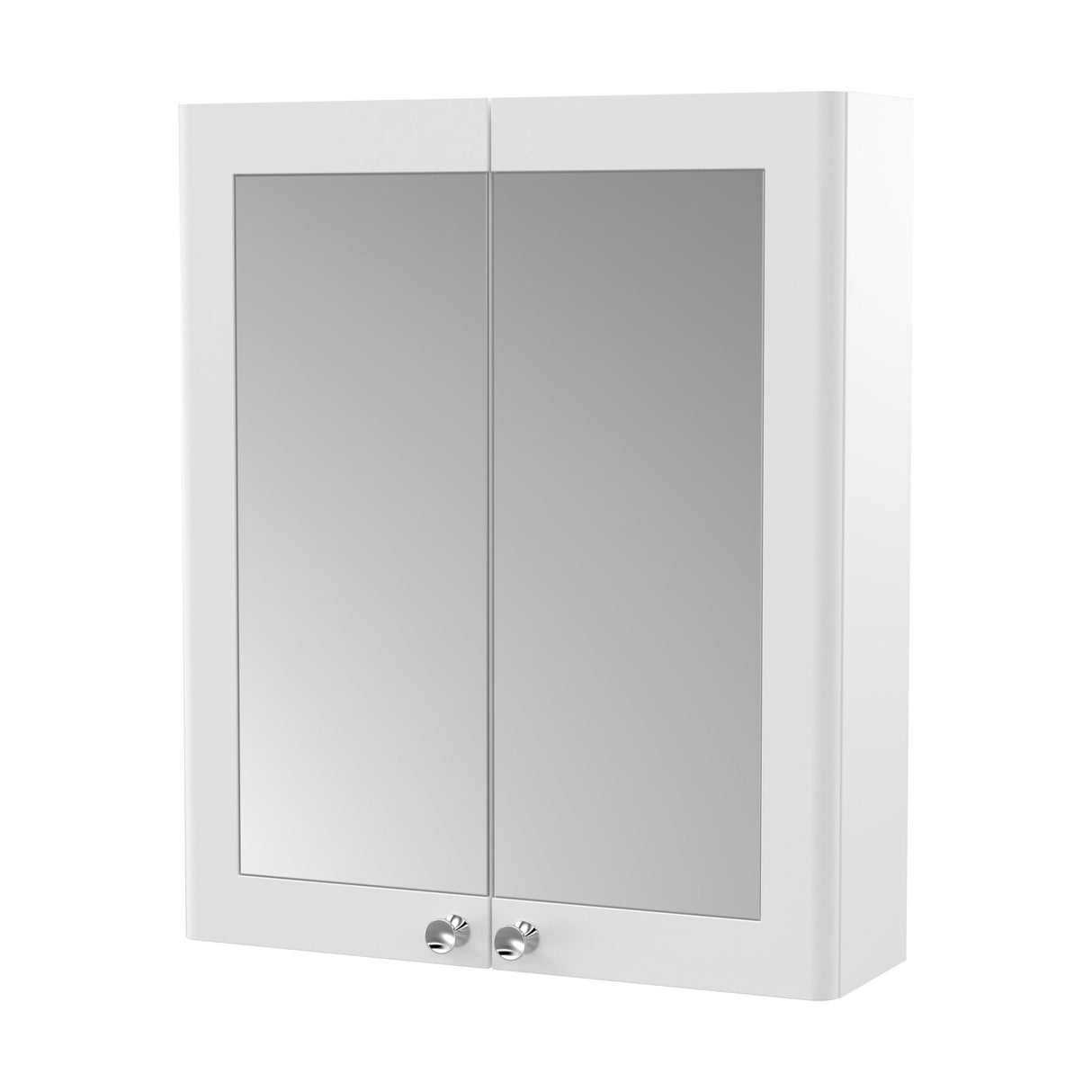 [BFCL117] Swynnerton Traditional Wall Hung 2 Soft Close Door Mirror Cabinet, 600mm - Choice of Colour - Cutout
