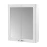 [BFCL117] Swynnerton Traditional Wall Hung 2 Soft Close Door Mirror Cabinet, 600mm - Choice of Colour - Cutout