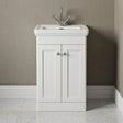 [BFCL123A] Swynnerton Traditional Floor Standing Vanity Basin Unit with 1 Tap Hole Ceramic Basin - Choice of Size and Finish - Silo