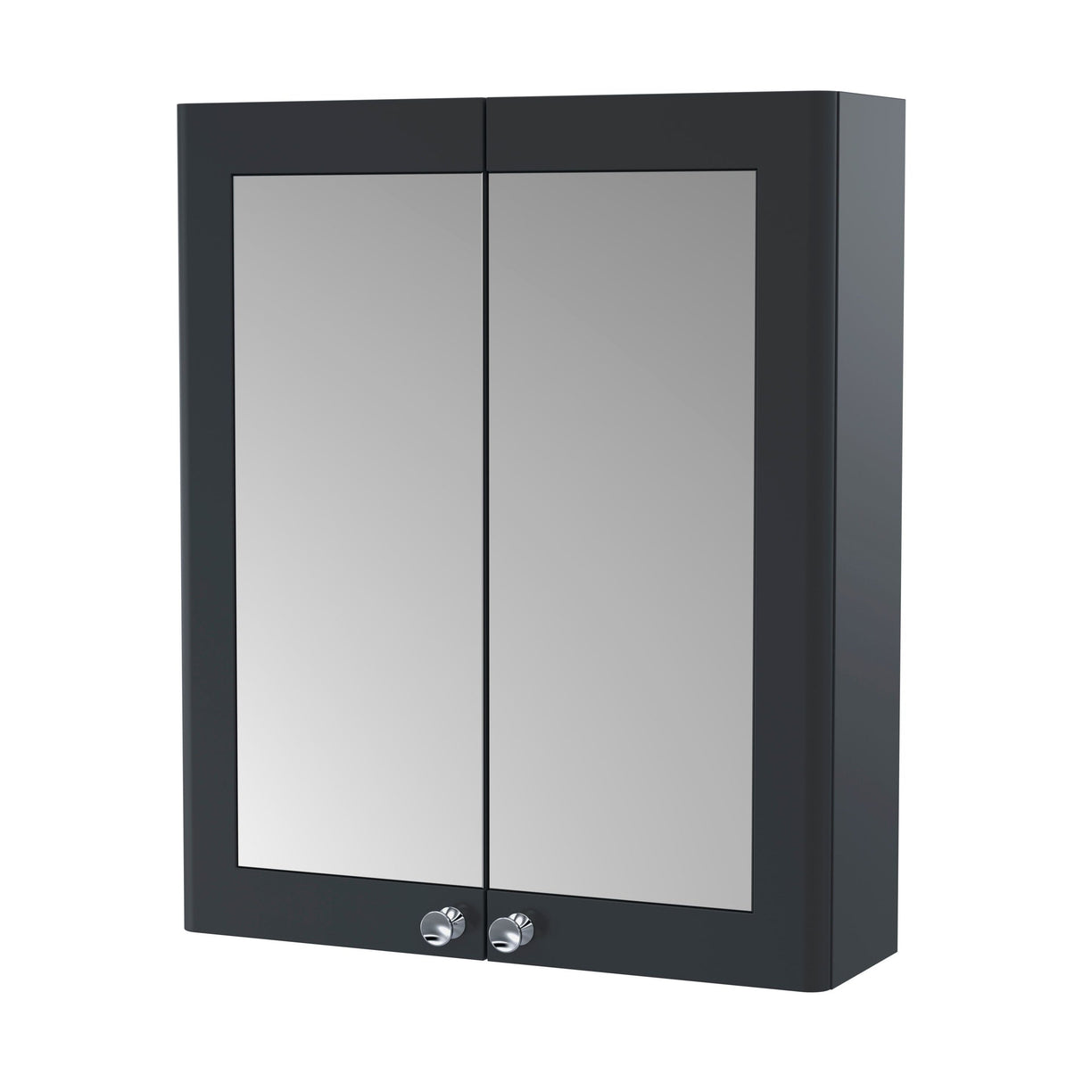 [BFCL1417] Swynnerton Traditional Wall Hung 2 Soft Close Door Mirror Cabinet, 600mm - Choice of Colour - Cutout