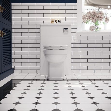 [BFCL141] Swynnerton Traditional Floor Standing WC Toilet Unit, 500mm, Choice of Colour - Lifestyle 1
