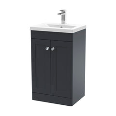[BFCL1423D] Swynnerton Traditional 2 Door Floor Standing Vanity Unit with Mid-Edge Basin - Choice of Colour - Cutout