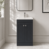 [BFCL1423D] Swynnerton Traditional 2 Door Floor Standing Vanity Unit with Mid-Edge Basin - Choice of Colour - Silo