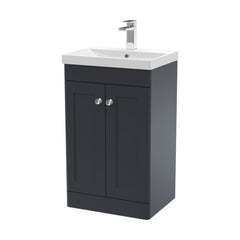 [BFCL1423E] Swynnerton Traditional 2 Door Floor Standing Vanity Unit with Thin Edge Basin, Choice of Size and Colour - Cutout