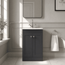 [BFCL1423J] Swynnerton Traditional 2 Door Floor Standing Vanity Unit with Curved Basin, 500mm, Choice of Colour - Silo