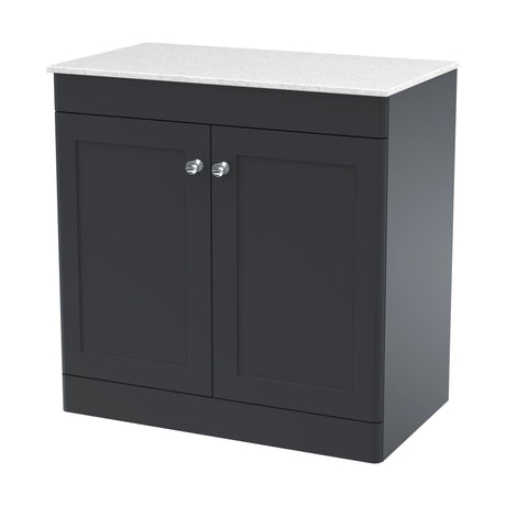[BFCL1426WMT] Swynnerton Traditional 2 Door Floor Standing Vanity Unit with Marble Top, 800mm - Cutout