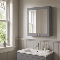 [BFCL217] Swynnerton Traditional Wall Hung 2 Soft Close Door Mirror Cabinet, 600mm - Choice of Colour - Lifestyle 3