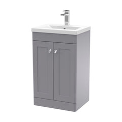 [BFCL223D] Swynnerton Traditional 2 Door Floor Standing Vanity Unit with Mid-Edge Basin - Choice of Colour - Cutout