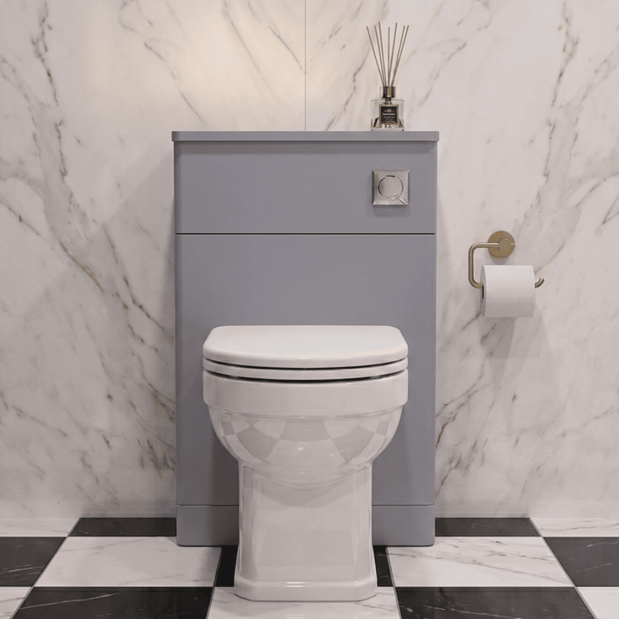 [BFCL241] Swynnerton Traditional Floor Standing WC Toilet Unit, 500mm, Choice of Colour - Silo