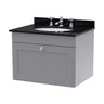 [BFCL294BR3] Swynnerton Traditional 1 Drawer Wall Hung Vanity Unit with Marble Basin - Choice of Size and Colour - Cutout