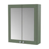 [BFCL817] Swynnerton Traditional Wall Hung 2 Soft Close Door Mirror Cabinet, 600mm - Choice of Colour - Cutout