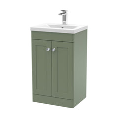 [BFCL823D] Swynnerton Traditional 2 Door Floor Standing Vanity Unit with Mid-Edge Basin - Choice of Colour - Cutout