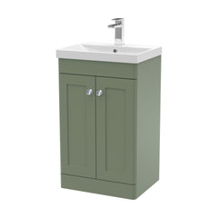 [BFCL823E] Swynnerton Traditional 2 Door Floor Standing Vanity Unit with Thin Edge Basin, Choice of Size and Colour - Cutout
