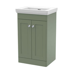 [BFCL823H] Swynnerton Traditional 2 Door Floor Standing Vanity Unit with 0 Tap Hole Traditional Fireclay Basin, Choice of Size and Colour - Cutout