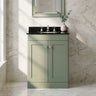 [BFCL825BR3] Swynnerton Traditional 2 Door Floor Standing Vanity Unit with Black Marble Worktop and 3 Tap Hole Basin, Choice of Size and Colour - Silo