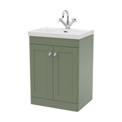 [BFCL825E] Swynnerton Traditional 2 Door Floor Standing Vanity Unit with Thin Edge Basin, Choice of Size and Colour - Cutout