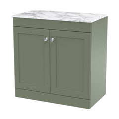 [BFCL826CMT] Swynnerton Traditional 2 Door Floor Standing Vanity Unit with Marble Top, 810mm - Cutout