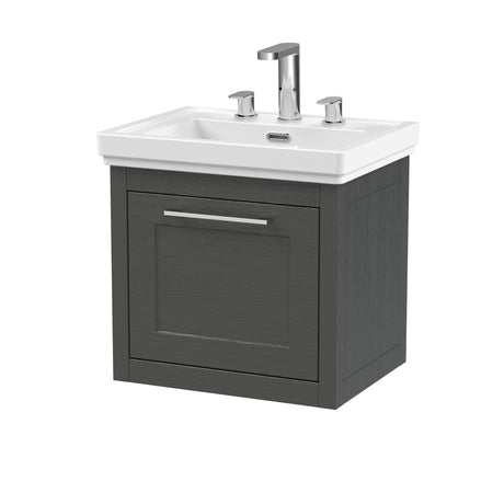 Traditional Wall Hung Vanity Basin Unit with Fireclay Basin - Choice of Size, Colour and Basin Type