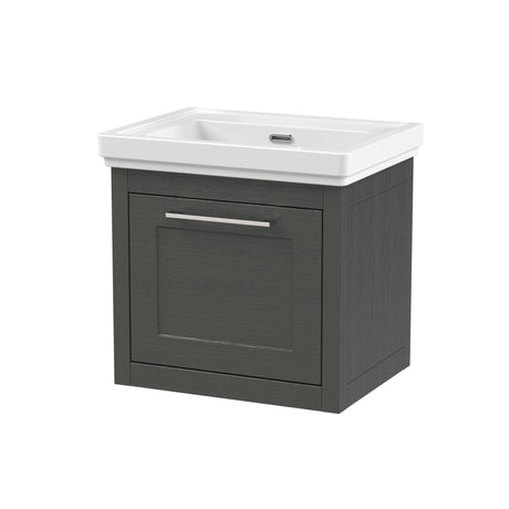 Traditional Wall Hung Vanity Basin Unit with Fireclay Basin - Choice of Size, Colour and Basin Type