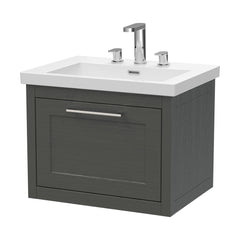 [BFCR1494M] Blithbury Traditional Bathroom Wall Hung Vanity with Modern Fireclay Basin Unit - Choice of Size, Colour and Basin Type - Cutout