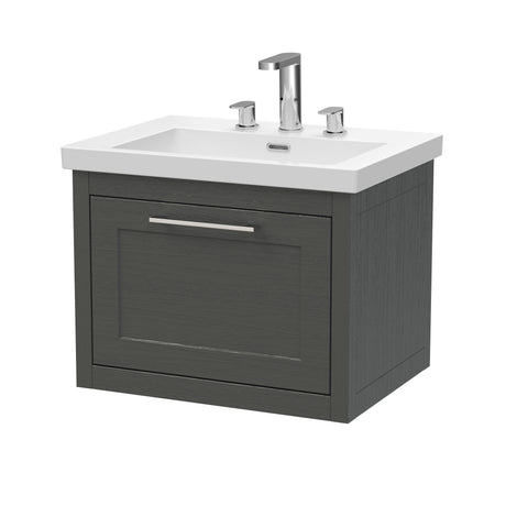 Traditional Bathroom Wall Hung Vanity with Modern Fireclay Basin Unit - Choice of Size, Colour and Basin Type