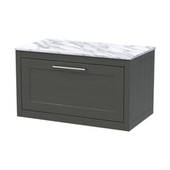 [BFCR1496CMT] Blithbury Traditional Bathroom Wall Hung Vanity Unit and Worktop - Choice of Size and Colour - Cutout