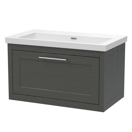 Traditional Bathroom Wall Hung Vanity with Modern Fireclay Basin Unit - Choice of Size, Colour and Basin Type