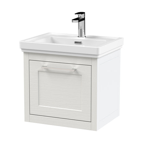 [BFCR191A] Blithbury Traditional Wall Hung Vanity Basin Unit with Fireclay Basin - Choice of Size, Colour and Basin Type - Cutout