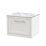 Traditional Bathroom Wall Hung Vanity Unit and Worktop - Choice of Size and Colour