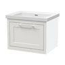 [BFCR194K] Blithbury Traditional Bathroom Wall Hung Vanity with Modern Fireclay Basin Unit - Choice of Size, Colour and Basin Type - Cutout