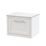 Traditional Bathroom Wall Hung Vanity Unit and Worktop - Choice of Size and Colour