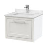 [BFCR194WS1] Blithbury Traditional Bathroom Wall Hung Vanity Unit and Marble Worktop Basin - Choice of Size and Colour - Cutout