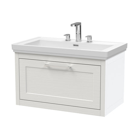 [BFCR196B] Blithbury Traditional Wall Hung Vanity Basin Unit with Fireclay Basin - Choice of Size, Colour and Basin Type - Cutout