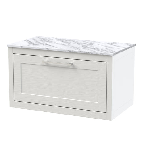 Blithbury Traditional Bathroom Wall Hung Vanity Unit and Worktop - Choice of Size and Colour