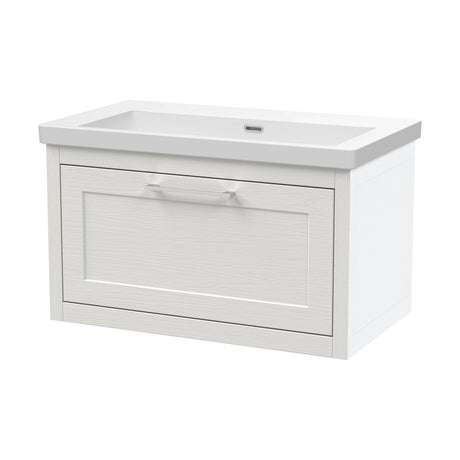 [BFCR196K] Blithbury Traditional Bathroom Wall Hung Vanity with Modern Fireclay Basin Unit - Choice of Size, Colour and Basin Type - Cutout