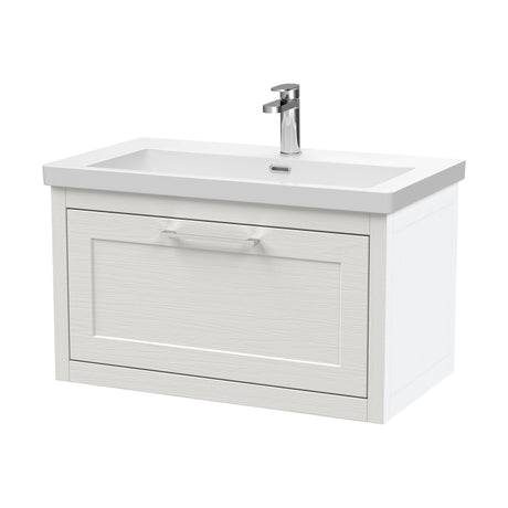 [BFCR196L] Blithbury Traditional Bathroom Wall Hung Vanity with Modern Fireclay Basin Unit - Choice of Size, Colour and Basin Type - Cutout