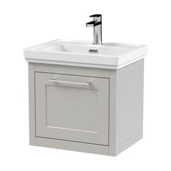[BFCR291A] Blithbury Traditional Wall Hung Vanity Basin Unit with Fireclay Basin - Choice of Size, Colour and Basin Type - Cutout